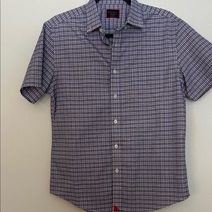 UNTUCKit Blue Checkered Casual Button Down Shirt